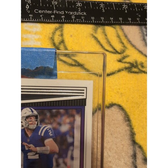 2022 Score Carson Wentz SIGNED Auto Colts Eagles Commanders Rams  Panini - Picture 4 of 6